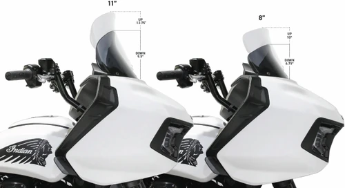 Klock Werks Flare 14" Tall Dark Smoke Windshield (KWW-04-0498)