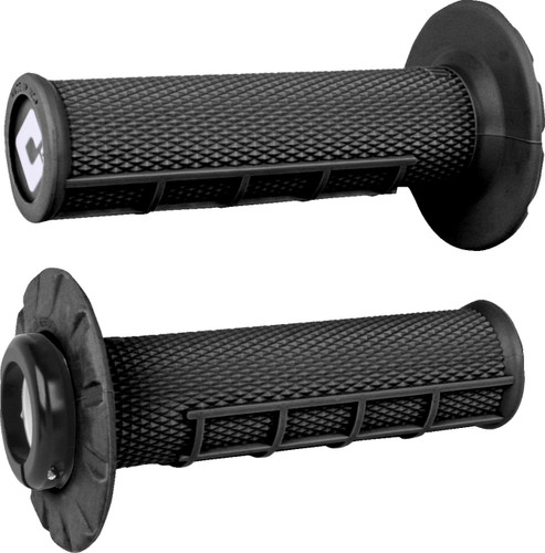 ODI Half Waffle v2.1 Lock-On Grips | Black/Black (J33HWB-B)