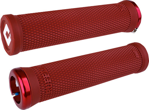 ODI Ruffian 2.1 Lock-On PWC Grips | Dark Red/Red (L33RFDR-R)