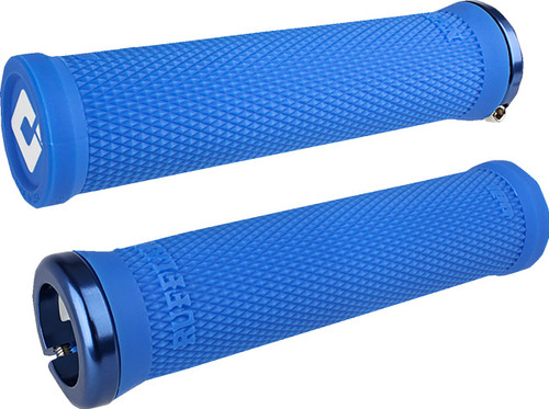 ODI Ruffian 2.1 Lock-On PWC Grips | Medium Blue/Blue (L33RFU-U)