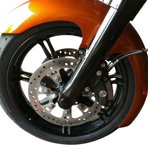 Klock Werks Flush Mount Front Axle | Black w/Black End Caps (KWS-01-0610)