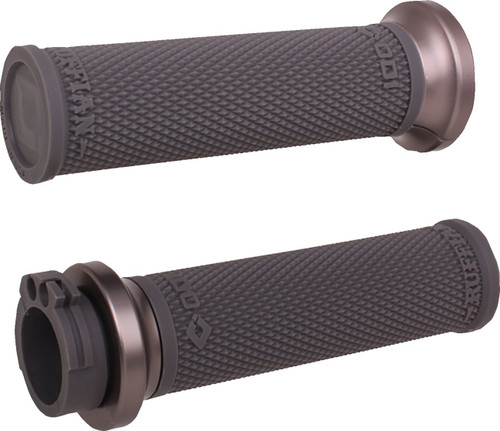 ODI Ruffian Lock-On Street Grips | Cable | Graphite/Gunmetal (V30HCWH-H)