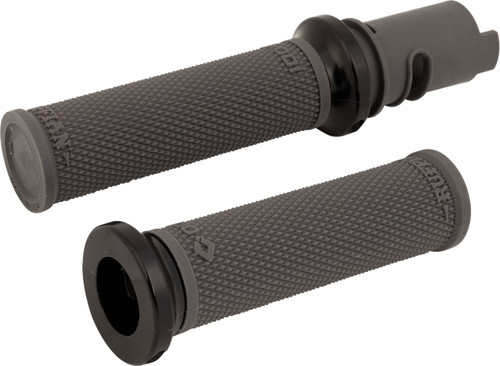 ODI Ruffian Lock-On Street Grips | CVO | Graphite/Black (V30HTCH-B)