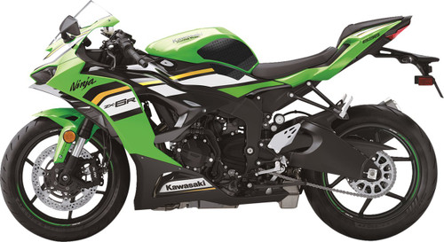 StompGrip Icon Profile Tank Grips | Black | Ninja ZX-6R (55-14-0037B)