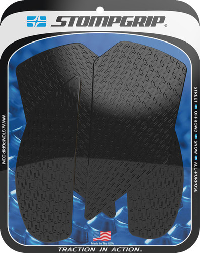 StompGrip Icon Profile Tank Grips | Black | Ninja ZX-10R (55-14-0040B)