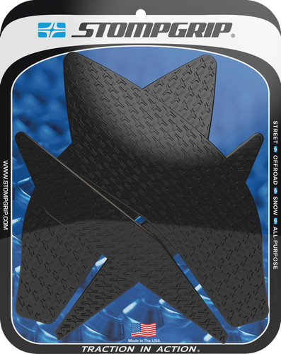 StompGrip Icon Profile Tank Grips | Black | YZF-R1 (55-14-0099B)