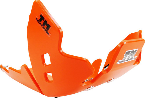 TM Designworks Full Coverage Orange Plastic Skid Plate (KTMC-258-OR)
