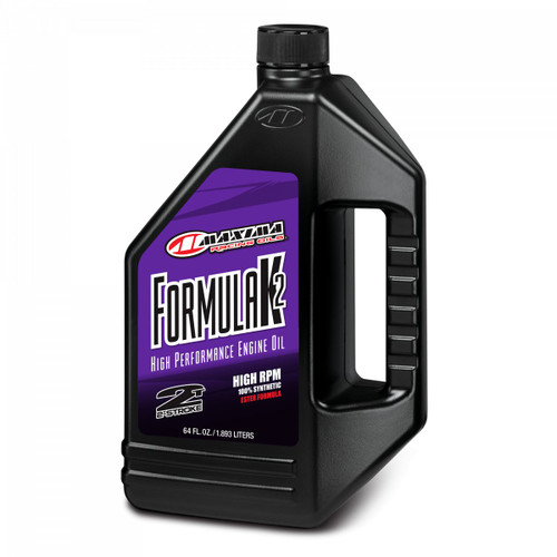 Maxima Formula K2 High RPM Synthetic 2T Engine Oil | 64 fl oz. (22964)