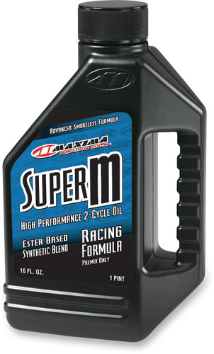 Maxima Super M Synthetic Blend Premix 2T Engine Oil | 16 fl oz. (20916)