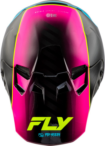 Fly Racing Formula CC Underglow Youth MX Offroad Helmet