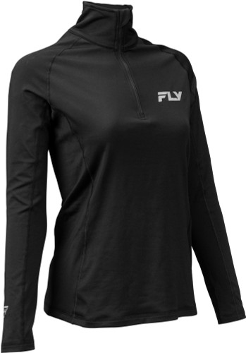 Fly Racing Heavyweight Womens 1/4 Zip Baselayer Top