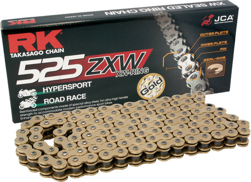RK 525ZXW XW-Ring Gold Chain 120 Links (GB525ZXW-120)