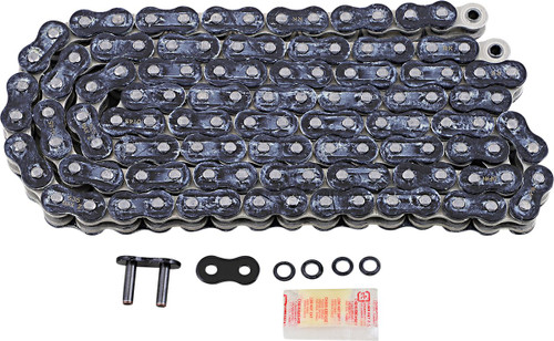 RK 525 Max-Z Chain 130 Links - Black/Chrome (525MAXZ-130-BC)