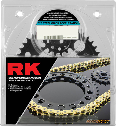 RK Quick Acceleration Chain & Sprocket Kit - '22-25 YZF-R7 (4068-159PX)