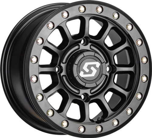 Sedona Sano Beadlock Wheel | Satin Black | 15x6 | 4/137 (A21B-56037+40S)