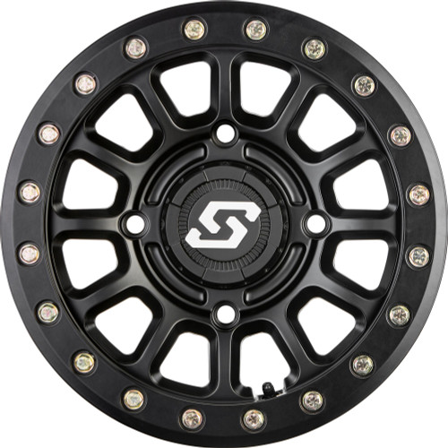Sedona Sano Beadlock Wheel | Satin Black | 15x6 | 4/137 (A21B-56037+40S)