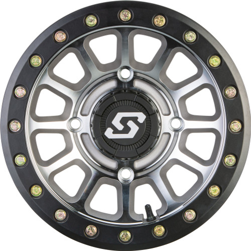 Sedona Sano Beadlock Wheel | Satin Black/Cast | 15x6 | 4/156 (A21MA-56056+40S)