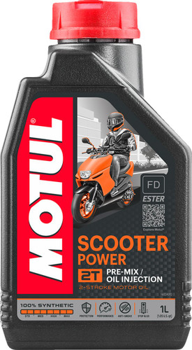 Motul Scooter Power 2T Engine Oil | 1L (105881)