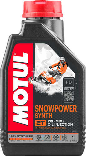 Motul Snowpower 2T Synthetic Engine Oil | 1L (108209)