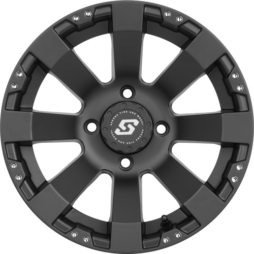 Sedona Spyder Wheel - Satin Black - 12x7 - 4/110 - 5+2 (A7527011-52S)