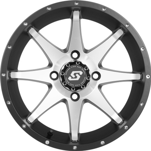 Sedona Storm Wheel | Machined w/Black | 12x7 | 4/110 | 5+2 (A7627011-52S)