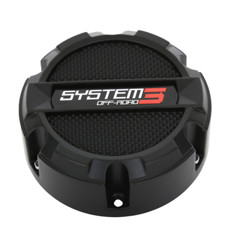 System 3 Bolt-In Center Cap | Gloss Black | ST4,SB4,SB5,ST6,SB6,SB7 (CAPS3-150)
