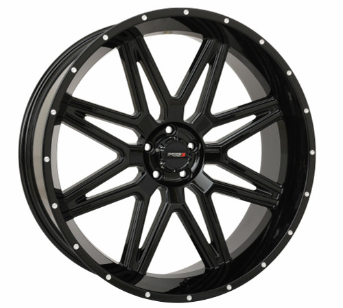 System 3 ST-7 Wheel | Gloss Black | 24x9 | 5/4.5 | 5+4 (24S3-7155)