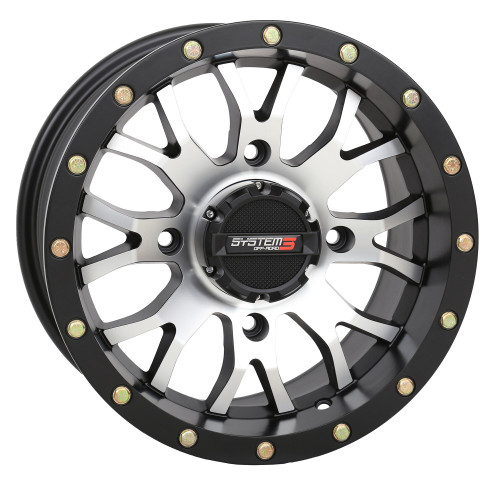 System 3 ST-3 Wheel | Matte Machined/Black | 14x7 | 4/156 | 5+2 (14S3-1056)