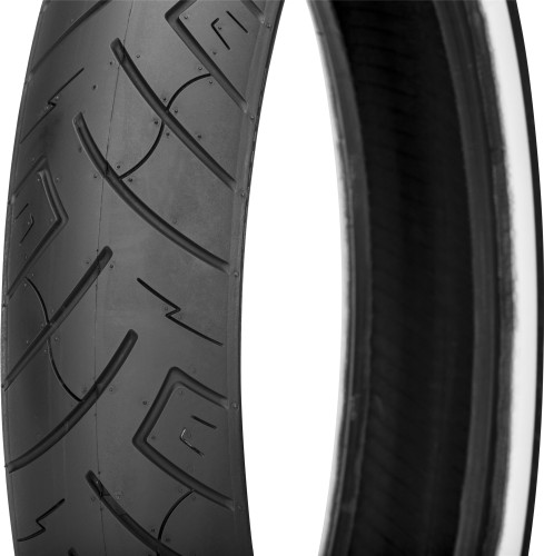 Shinko SR777 H.D. Front Tire - White Wall - 130/70B18 (87-4617)