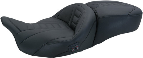 Mustang Heated Super Touring Deluxe One-Piece 2-Up Seat (79007)