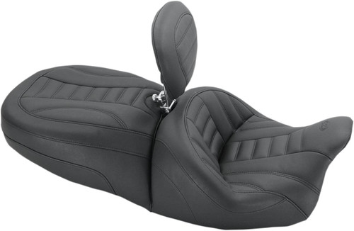 Mustang Touring Deluxe Seat w/ Driver Backrest - Reduced Reach (79593)