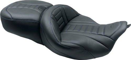 Mustang Super Touring Deluxe Seat | Sky Blue Stitch (79006SB)