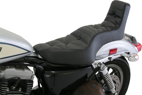 Mustang Diamond Stitched Throwback One Piece 2-Up Vinyl Seat (75126)