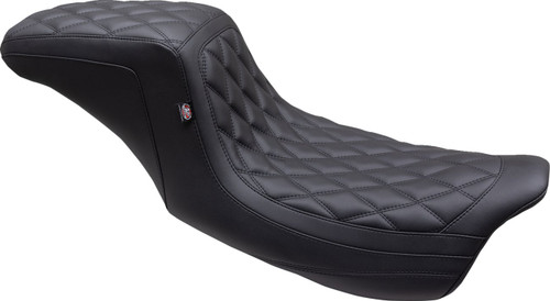Mustang Double Diamond Squareback 2-Up Seat | Black Stitch (75299)