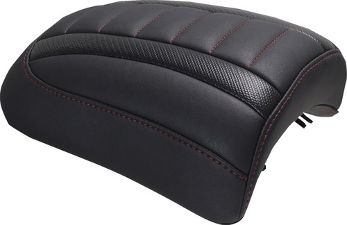 Mustang Deluxe Padded Passenger Seat Cowl | Dark Cherry Stitch (88610DC)