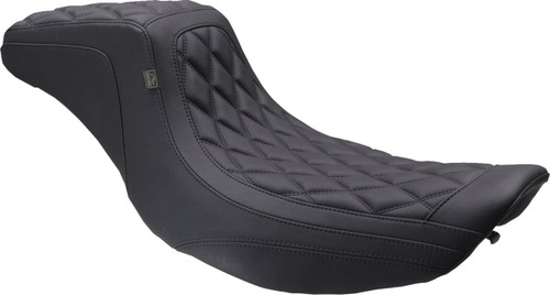Mustang Double Diamond Squareback 2-Up Seat | Black Stitch (78807)
