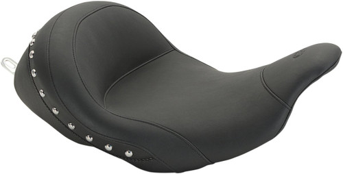 Mustang Lowdown Chrome Studded Solo Seat (76079)