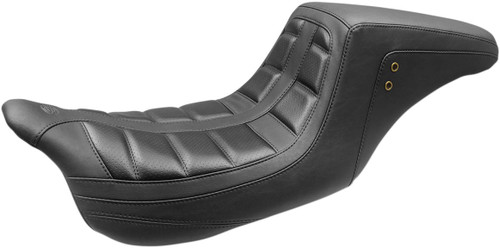 Mustang Squareback One-Piece Seat | Tuck & Roll | Black Stitching (75239)