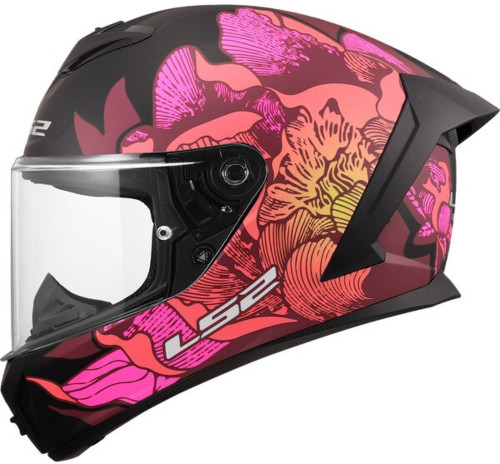 LS2 Rapid III Poppies I Motorcycle Helmet