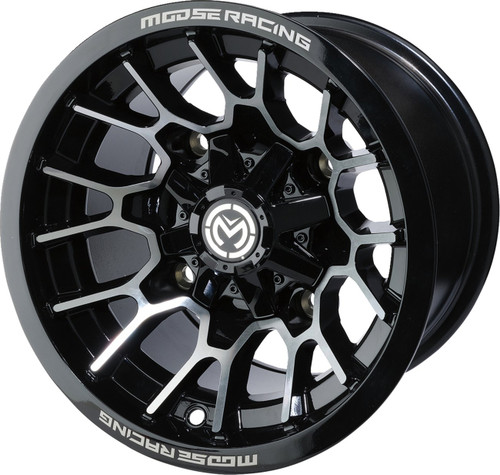 Moose 24X Rear Wheel | Gloss Black | 12x8 | 4/156 (0230-1384)