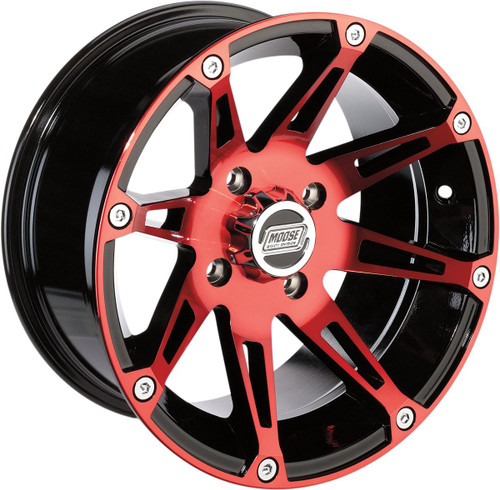 Moose 387X Front Wheel | Anodized Red | 14x7 | 4/110 (0230-0815)