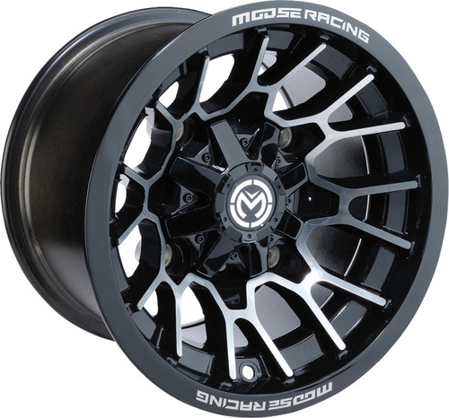Moose 24X Rear Wheel | Gloss Black | 12x8 | 4/136 (0230-1385)