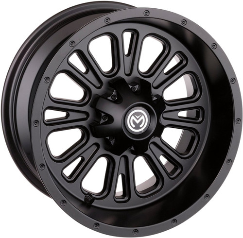 Moose 399X Front Wheel | Matte Black | 12x7 | 4/136 (0230-0916)