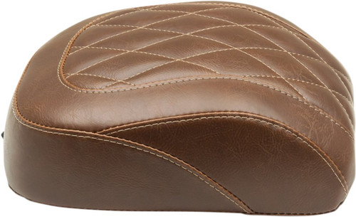 Mustang Wide Tripper Brown Passenger Seat | Diamond Stitch (83060)