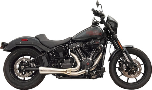 Bassani Short "Ripper" 2:1 Exhaust System w/Megaphone | Stainless (1S75SSE)