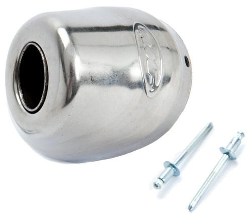 FMF PowerCore-2 End Cap | Stainless Steel | .875" Outlet (020460)