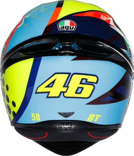 AGV K1 S Rossi Winter Test 2020 Motorcycle Helmet (ECE 22.06)