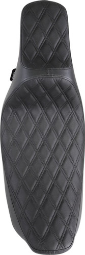 Drag Specialties Predator III Extended Reach Seat | Double Diamond (0801-1369)