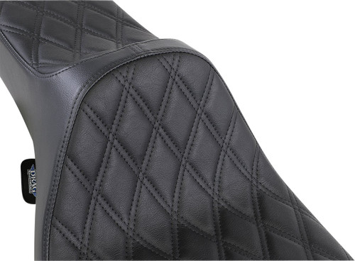 Drag Specialties Predator III Extended Reach Seat | Double Diamond (0801-1369)