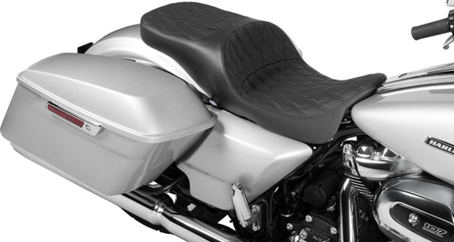 Drag Specialties Freedom Extended Reach Seat | Double Diamond (0801-1980)